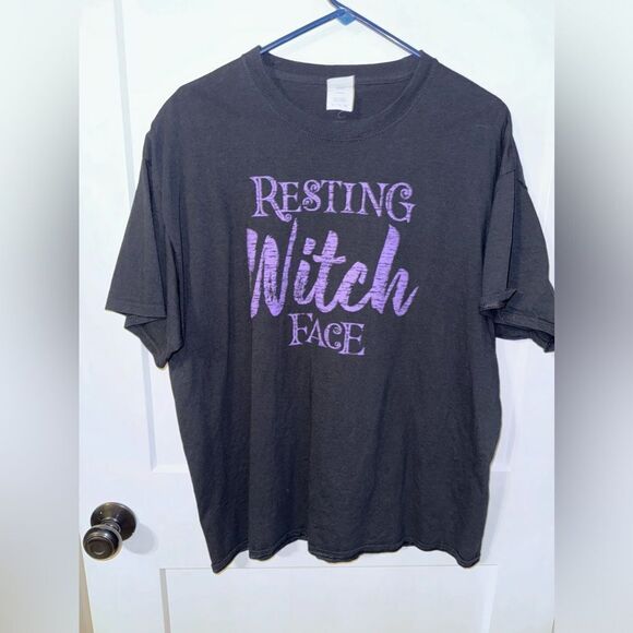 PORT COMPANY BRAND WOMENS HALLOWEEN SHIRT - Picture 1 of 4